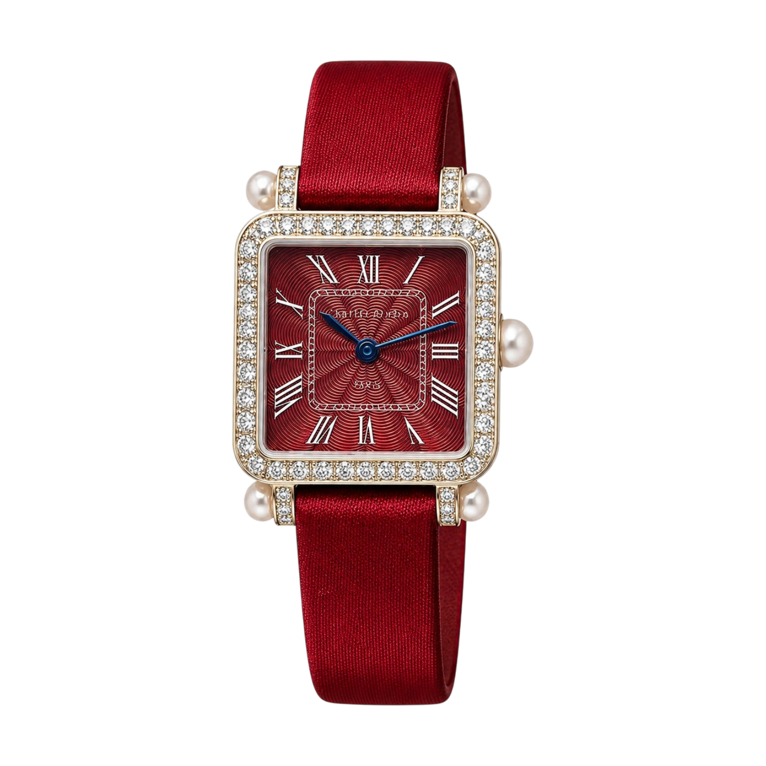 Pansy Retro With Pearls Classic Dial Roman Numerals