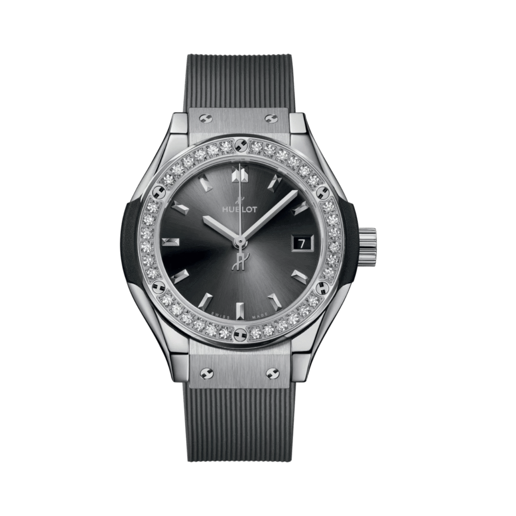 Classic Fusion Titanium Diamonds  Grey