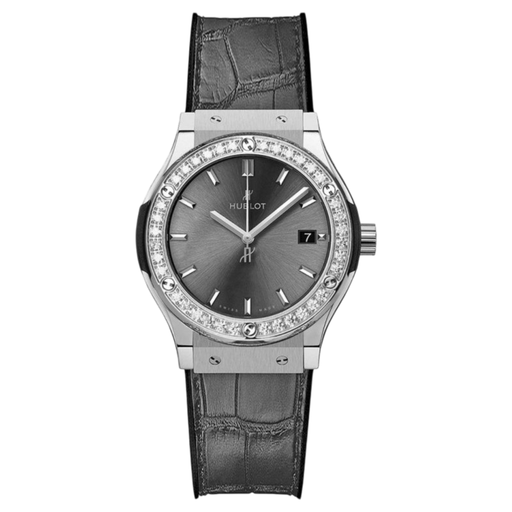 Classic Fusion Titanium Diamonds Grey